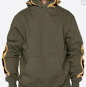 Olive NU Flame Pullover